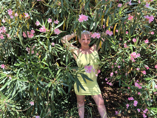 Among the flowers