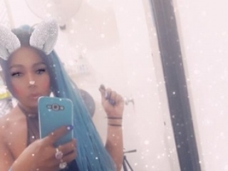 new look blue hair