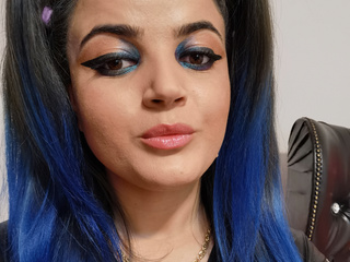 my hair blue