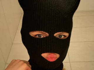 in the bathroom)