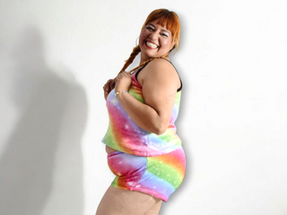 Rainbow dress