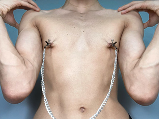 I AM FASCINATED TO STIMULATE MY SOFT NIPPLES