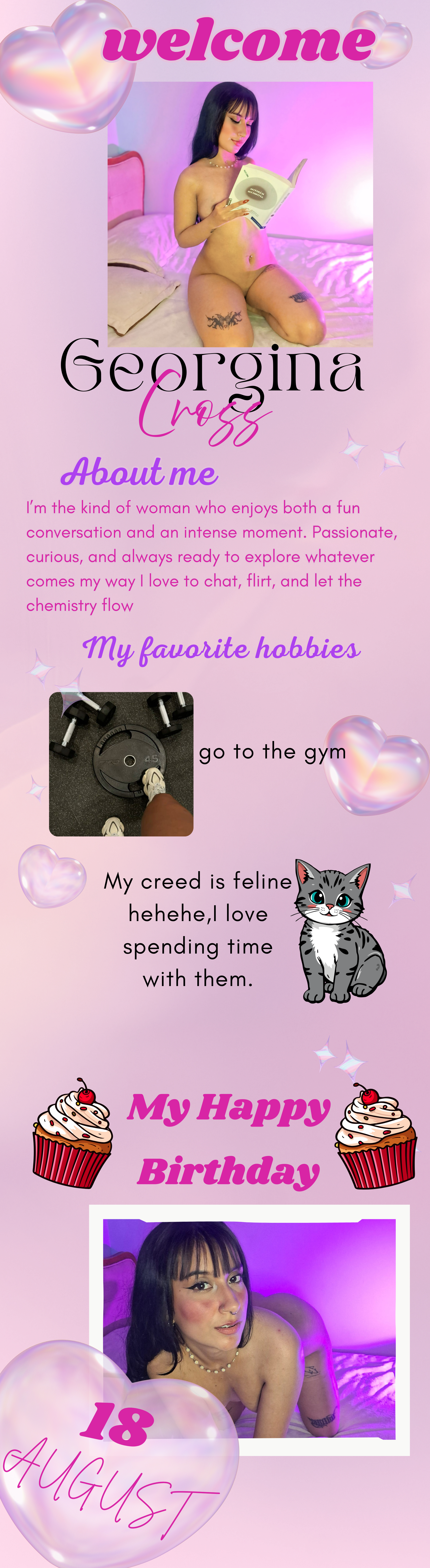 Georgina-Cross about me💗 image: 1