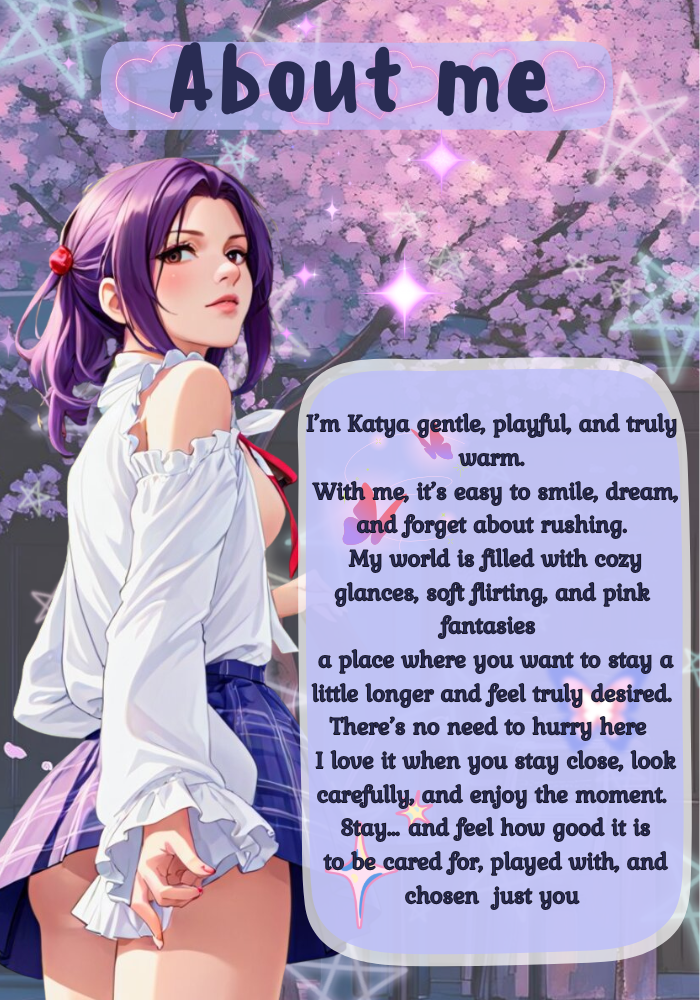 KatyaZaitseva About me image: 1