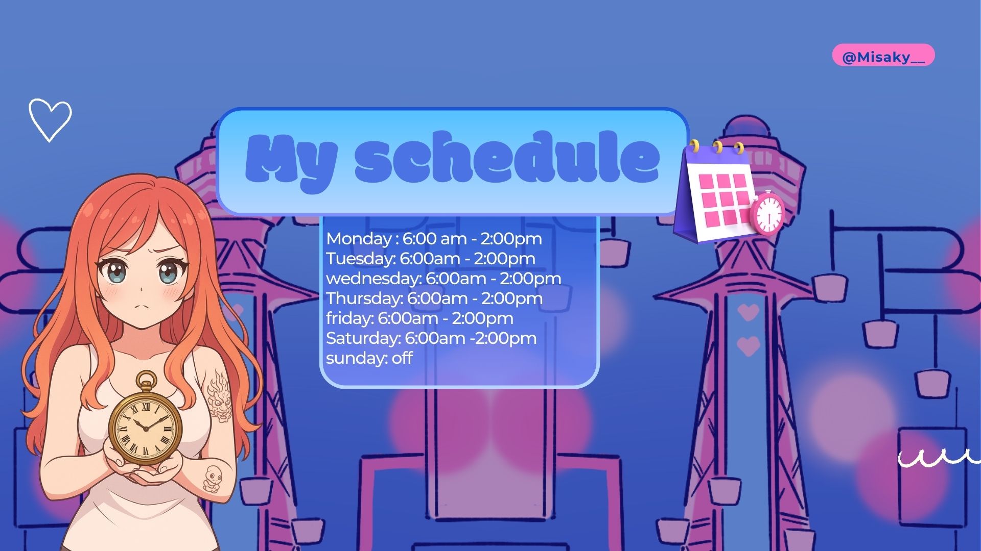 Misakyy MY SCHEDULE image: 1