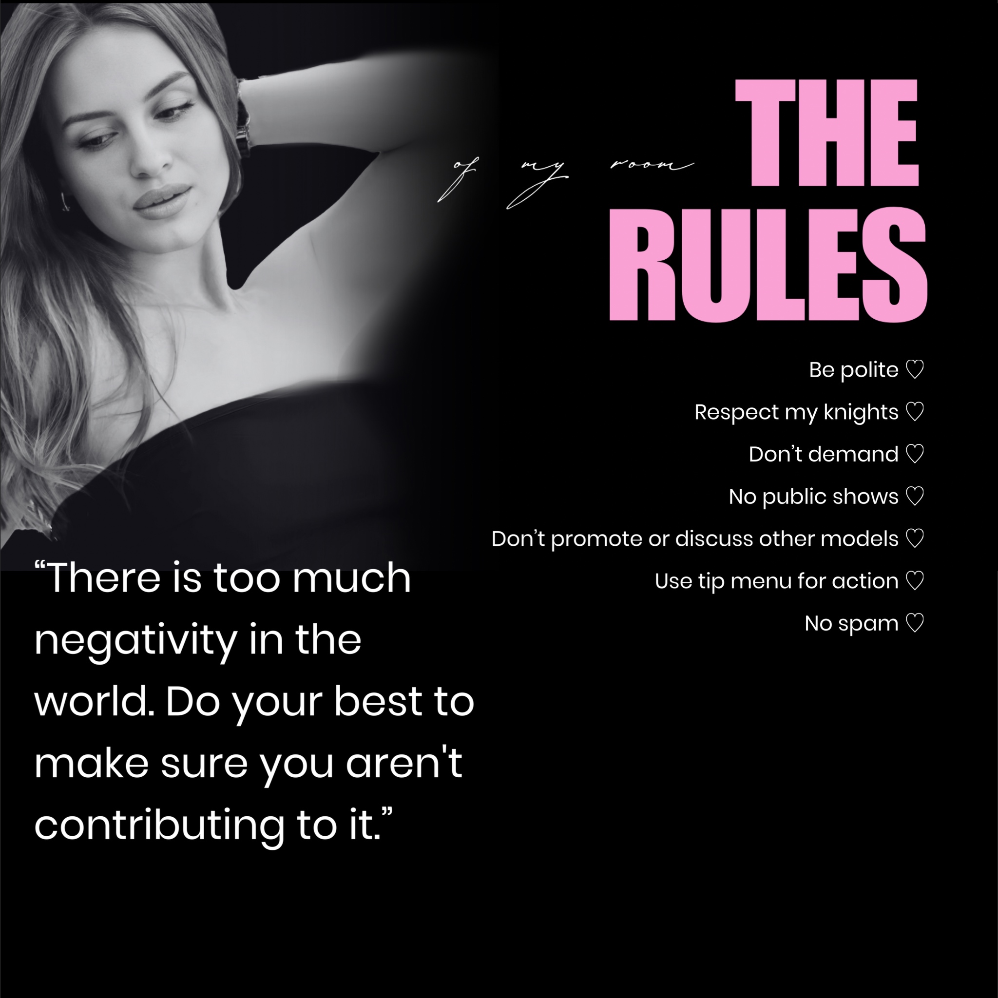 bedberry THE RULES OF MY ROOM image: 1