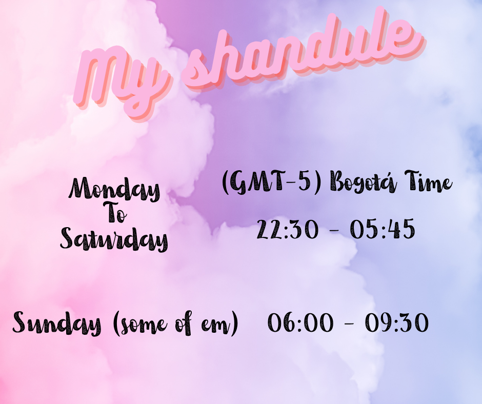 NashaReeve Schedule image: 1