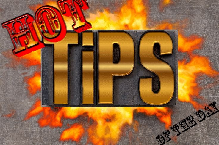 Alice69Sochi Hot Tips of the Day image: 1