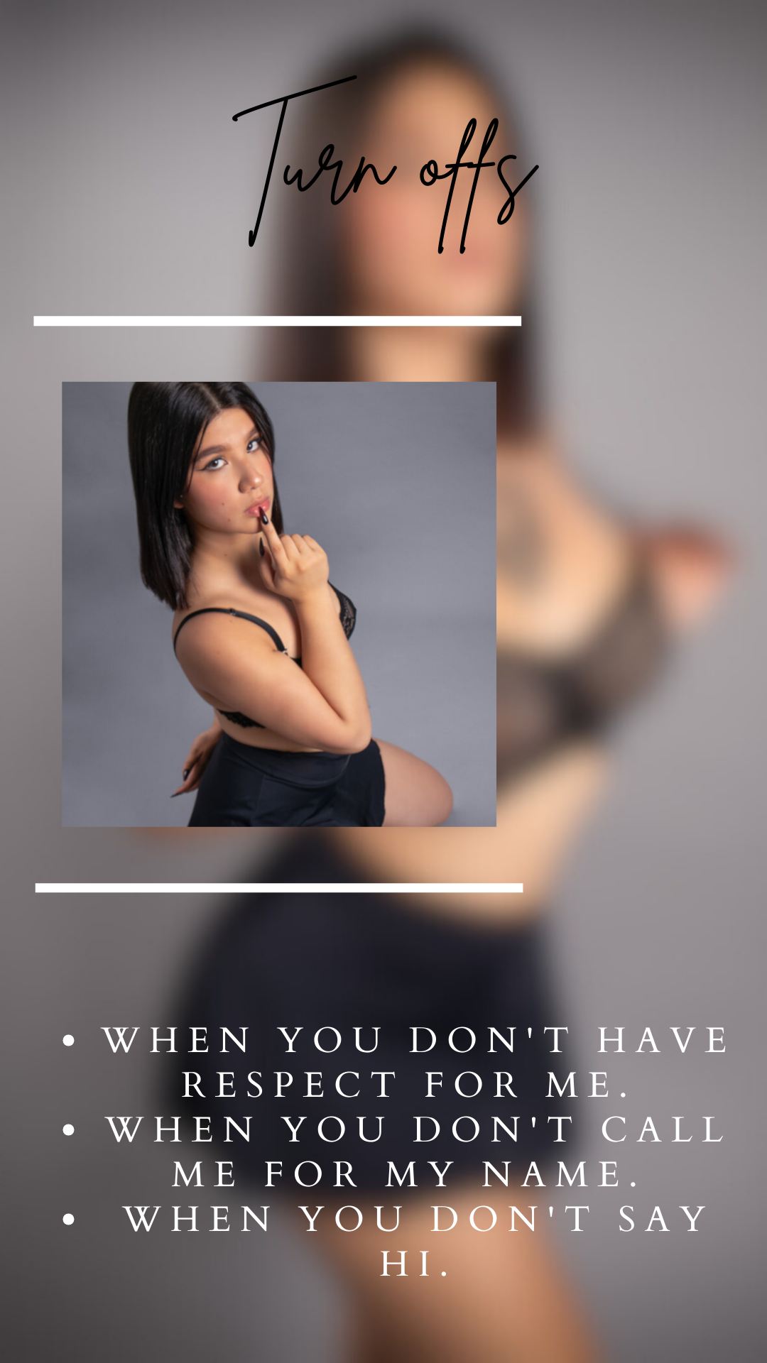 SkyeBela Turn offs image: 1