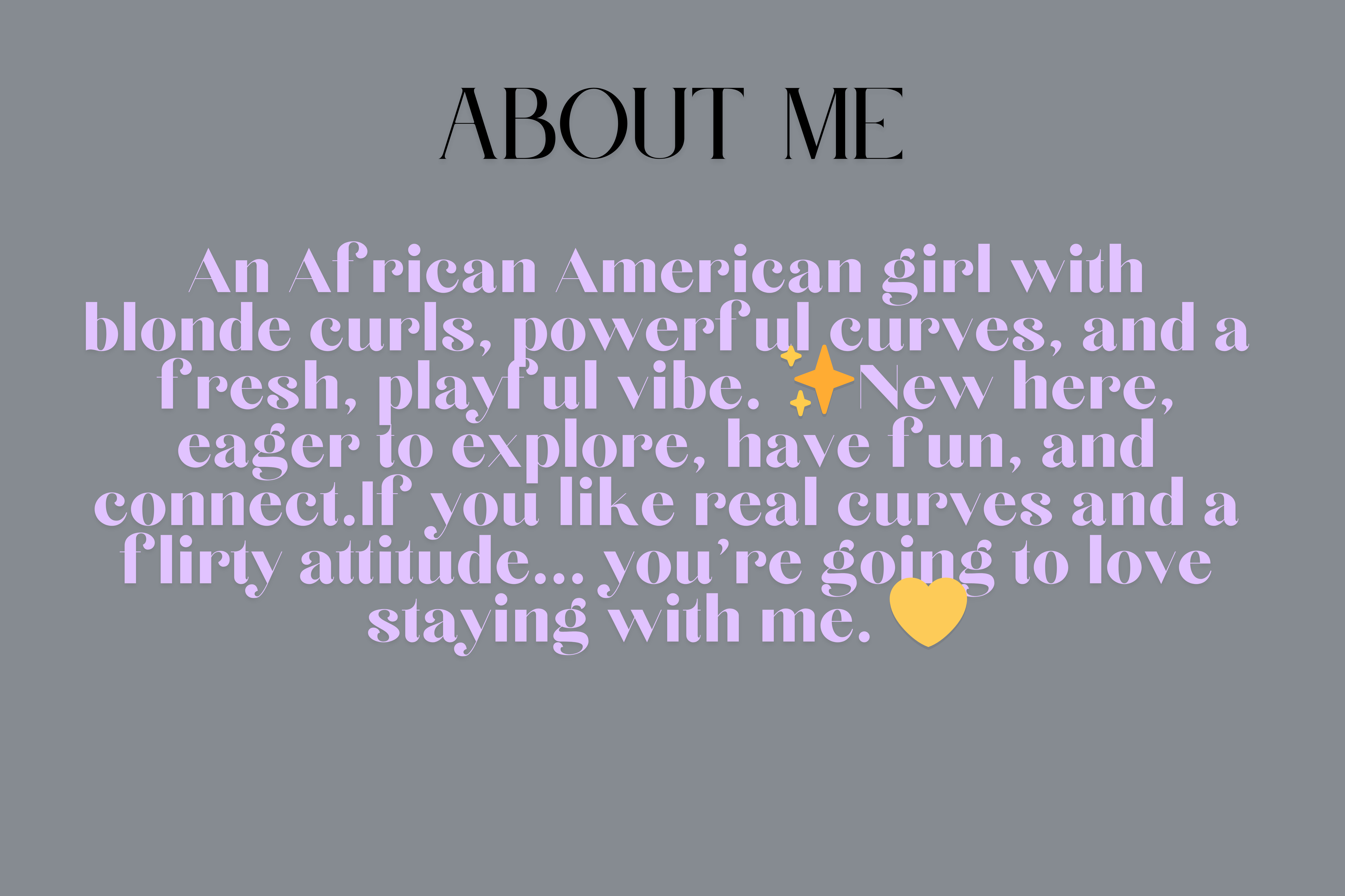 NorthBlackWood Me image: 2