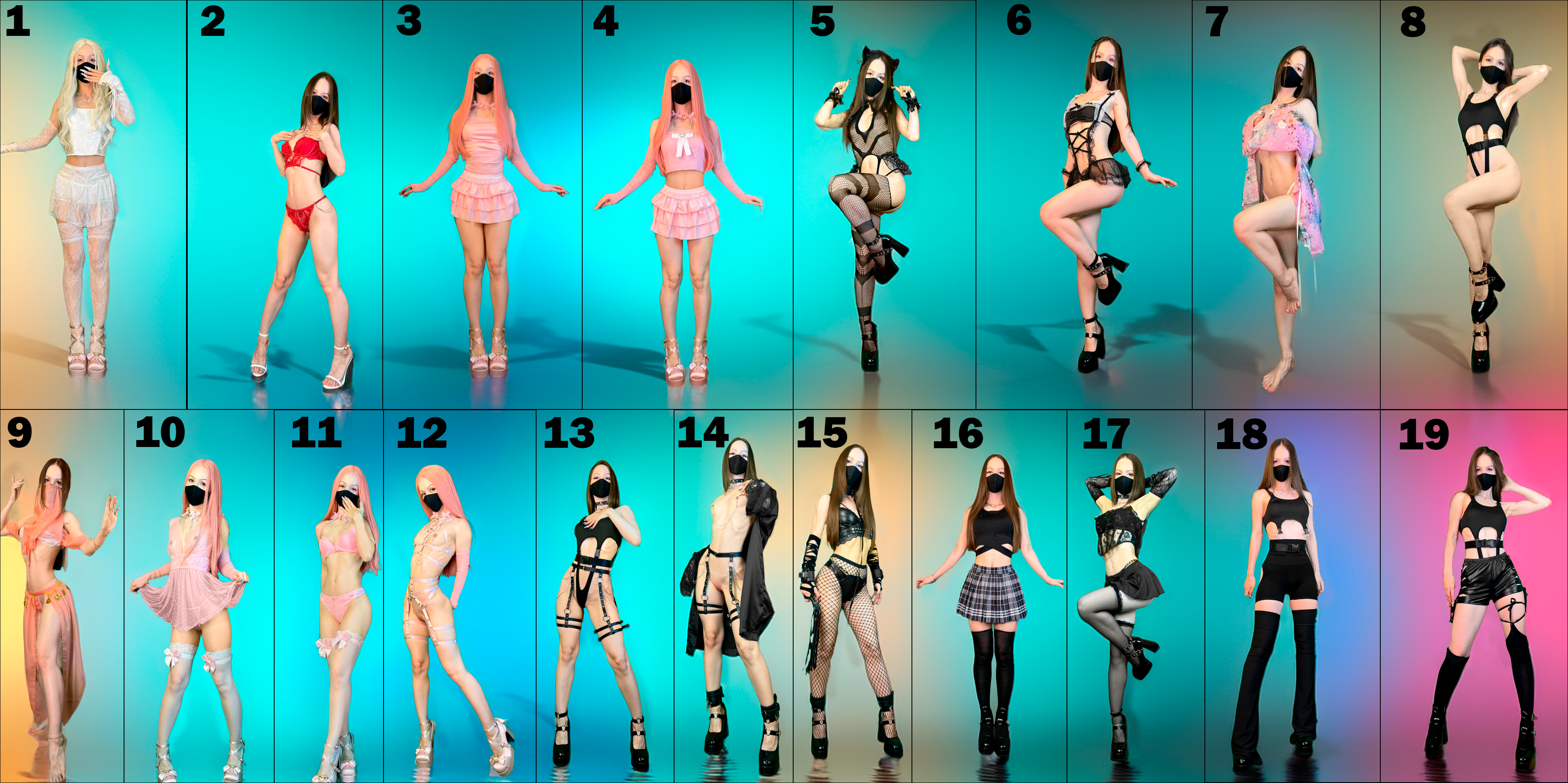 Mia69Mason: Who will Mia be today? Choose look #1... 😈 image: 1