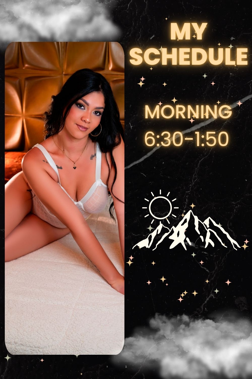 MarianaMontezz my schedule image: 1