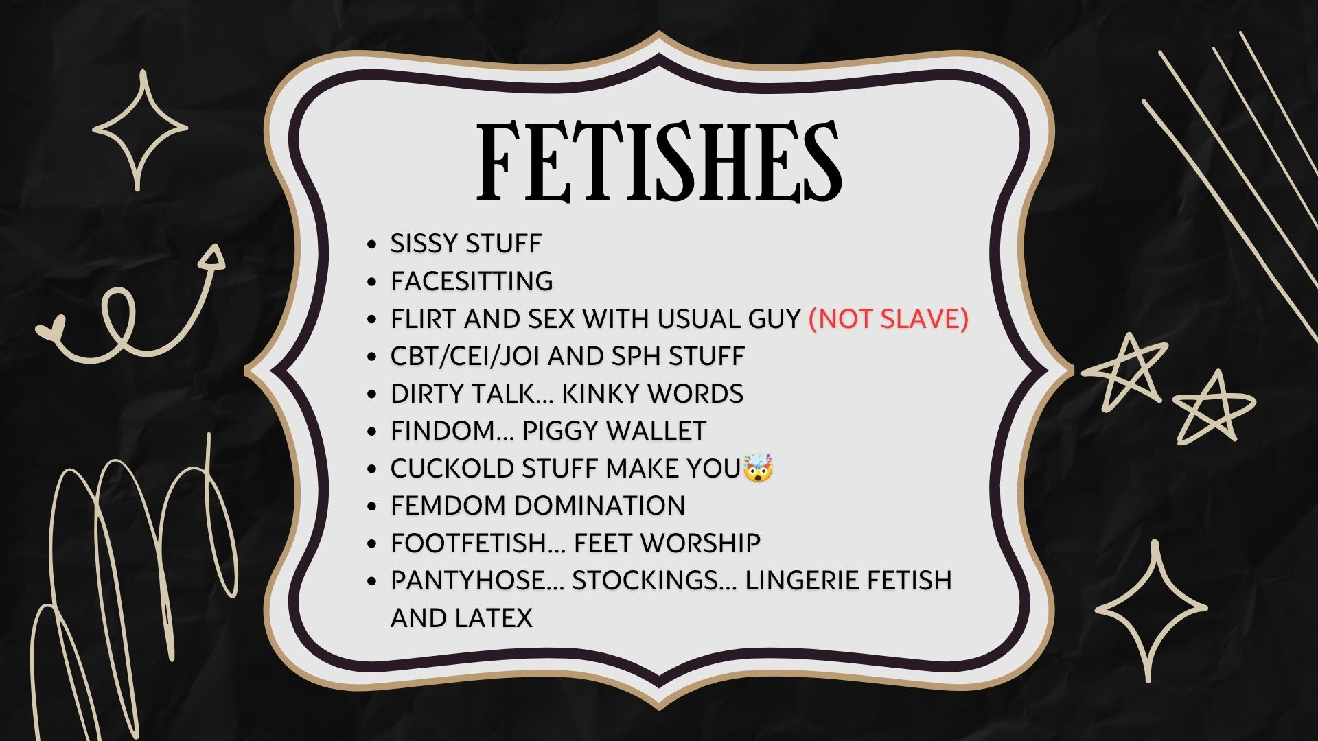 Miss_Saralovens FETISHES image: 1