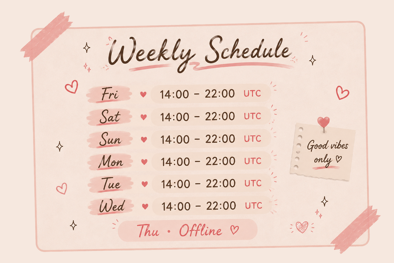 Adelina-Cowell Schedule! image: 1