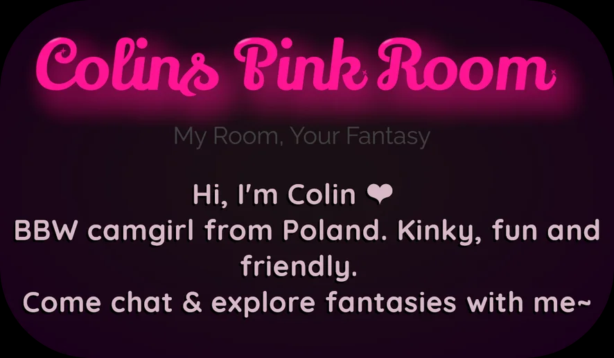 ColinsPinkRoom Welcome Darling 💖💋 image: 1