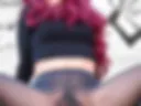 Ass in an abandoned place