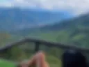 Kata in natural landscape