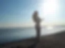 on the beach