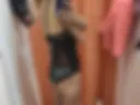 Fitting room with lingerie