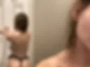 Photo in front of the mirror