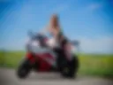 Bike: black and red