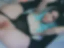 Blue haired slut loves to spread her legs