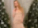 In beige
