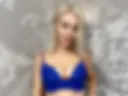 lady in blue