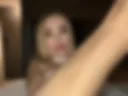 Playing with a dildo