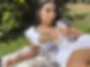 Oh! Sexy innocent girl in the garden