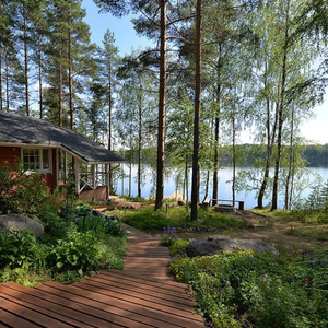 House in a secluded place