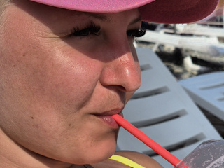 On the beach
