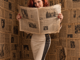 Wall newspaper