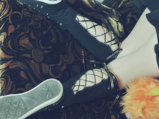 Stockings, legs and feet