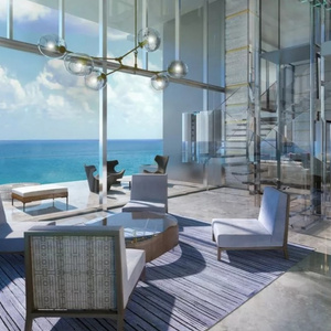 penthouse with open terrace and sea view