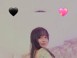 black and white