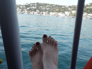 My feet touring the world