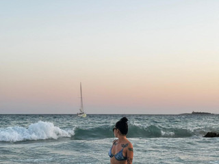 AGATHA  on the beaches of Spain