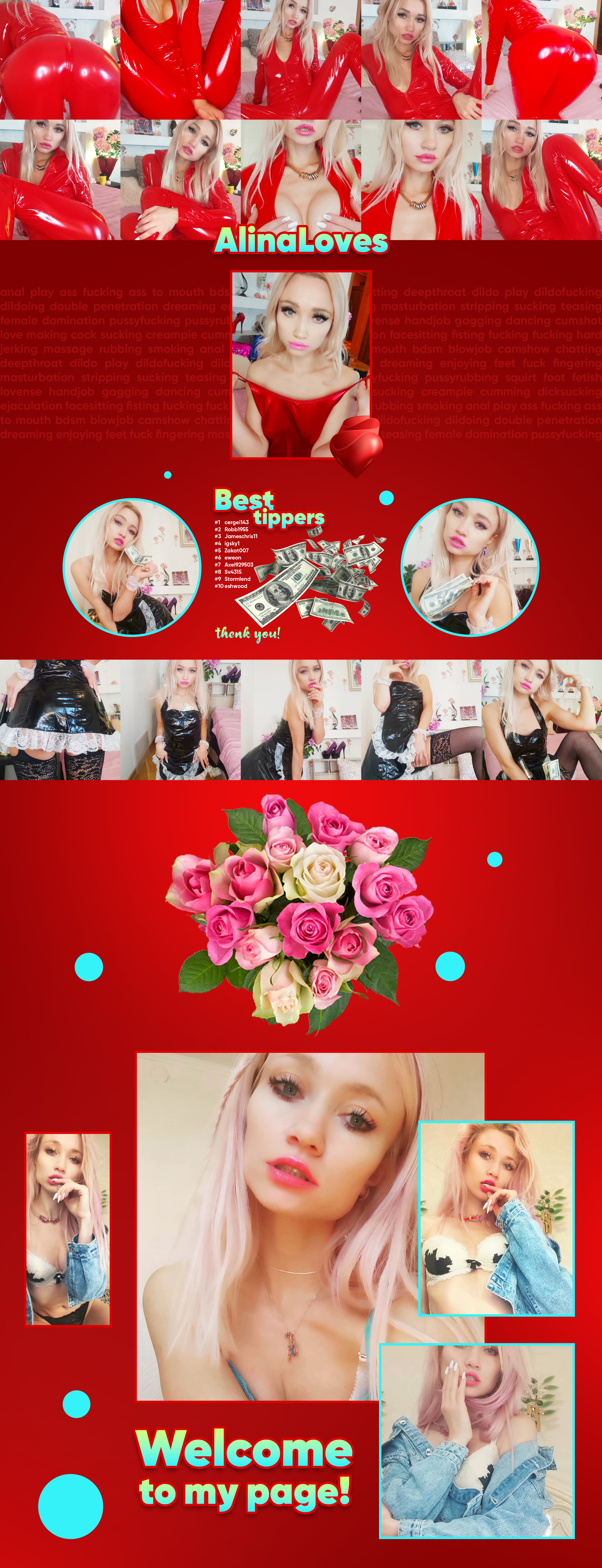 AlinaLoves Hi sweetie. Do you want to play?! Then you in my room! Let's enjoy! image: 1