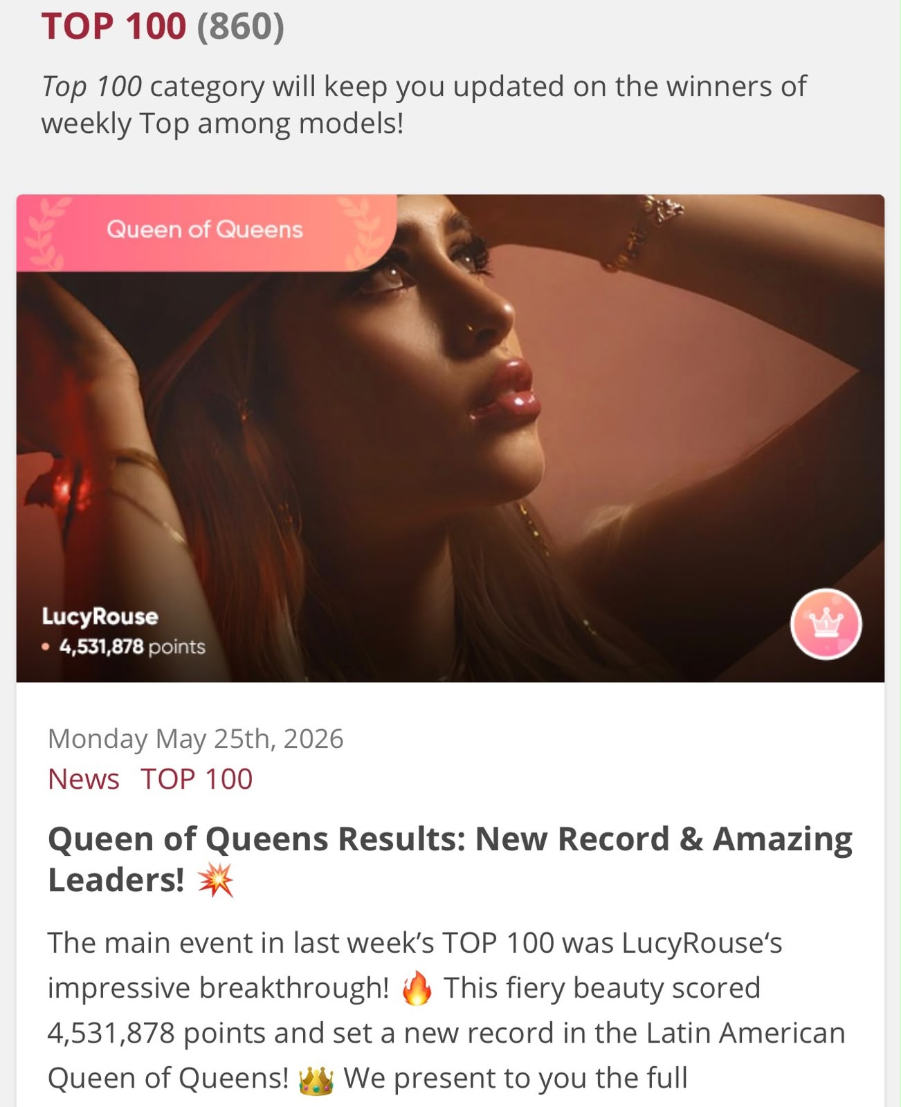 LucyRouse Thank Youuu For My Super Record image: 1