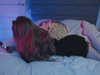 I'm lying around vibing