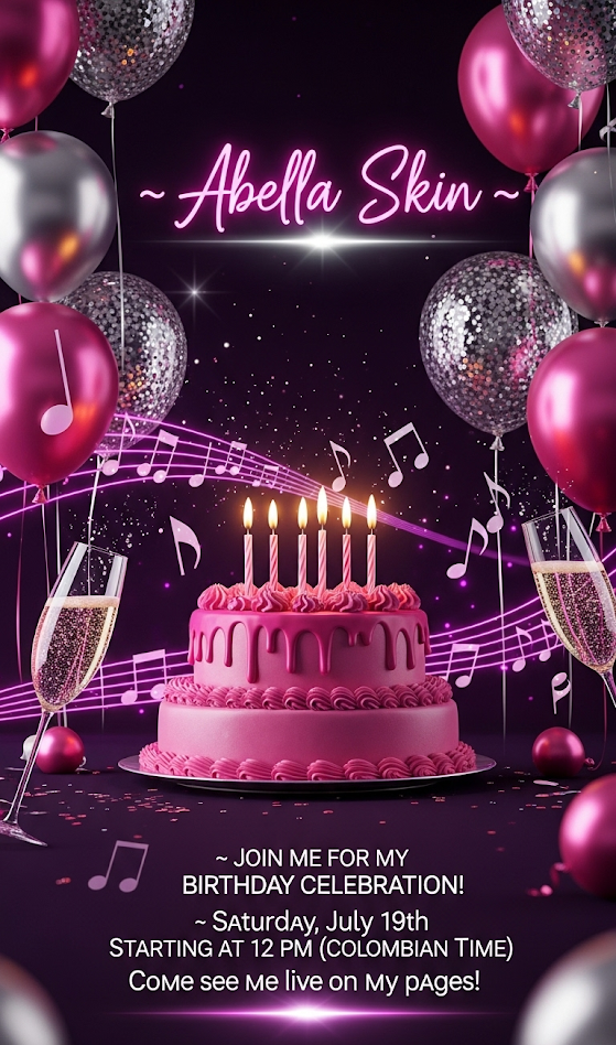 abellaskin1 Celebrating my birthday! ❤️ image: 1