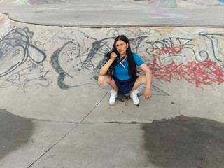 exercise at the skate park