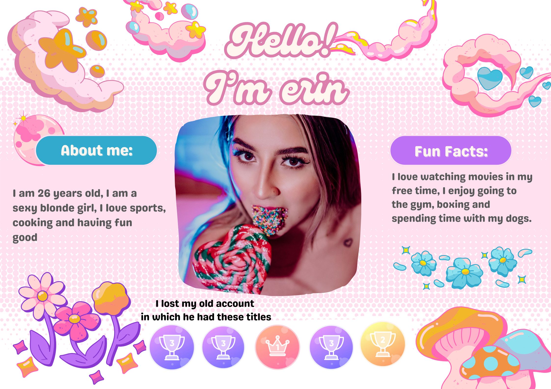 erin- Thank you for the support you have always given me, I hope for many successes with you image: 1