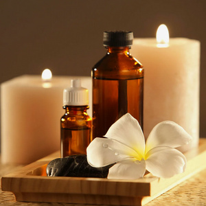 Candles and oil