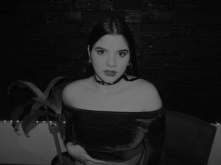 black and white