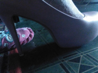 Three pairs of Evelina's shoes