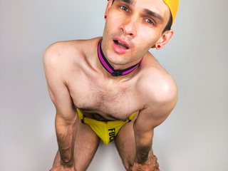 I'M IN YELLOW PANTIES WITH DIFFERENT STUFF