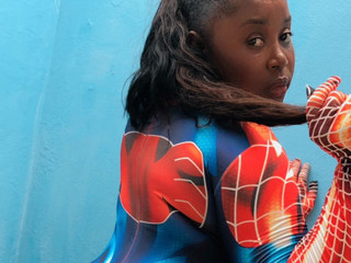 Spider Girl ready to climb on you