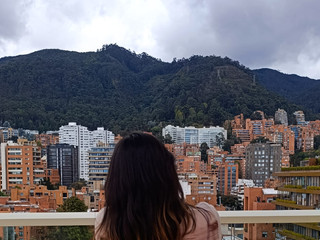 admiring the view
